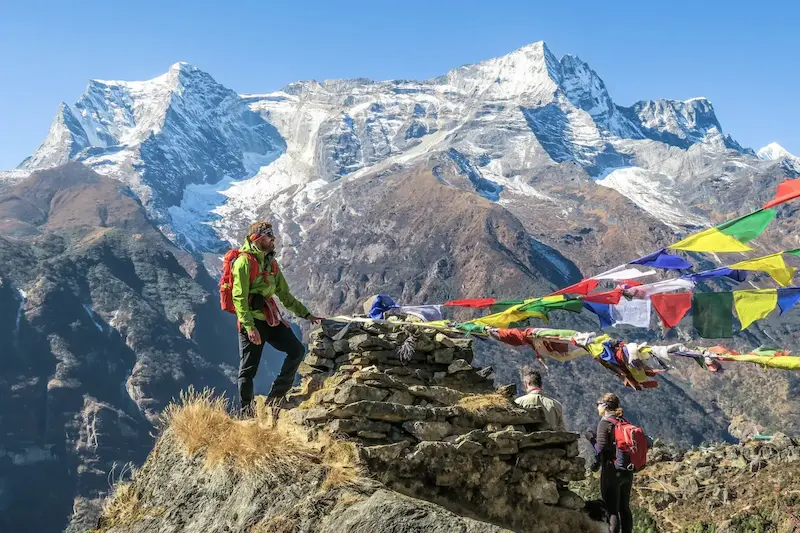 Himalayan trekking route